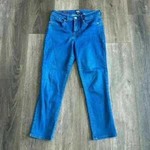 NYDJ Sheri Slim Jeans.  Very blue denim color.  Women’s size 8P.